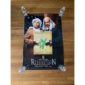 Vintage WWE 2007 DX New Year's Revolution Pay Per View Event Poster 27 X 39 Rare